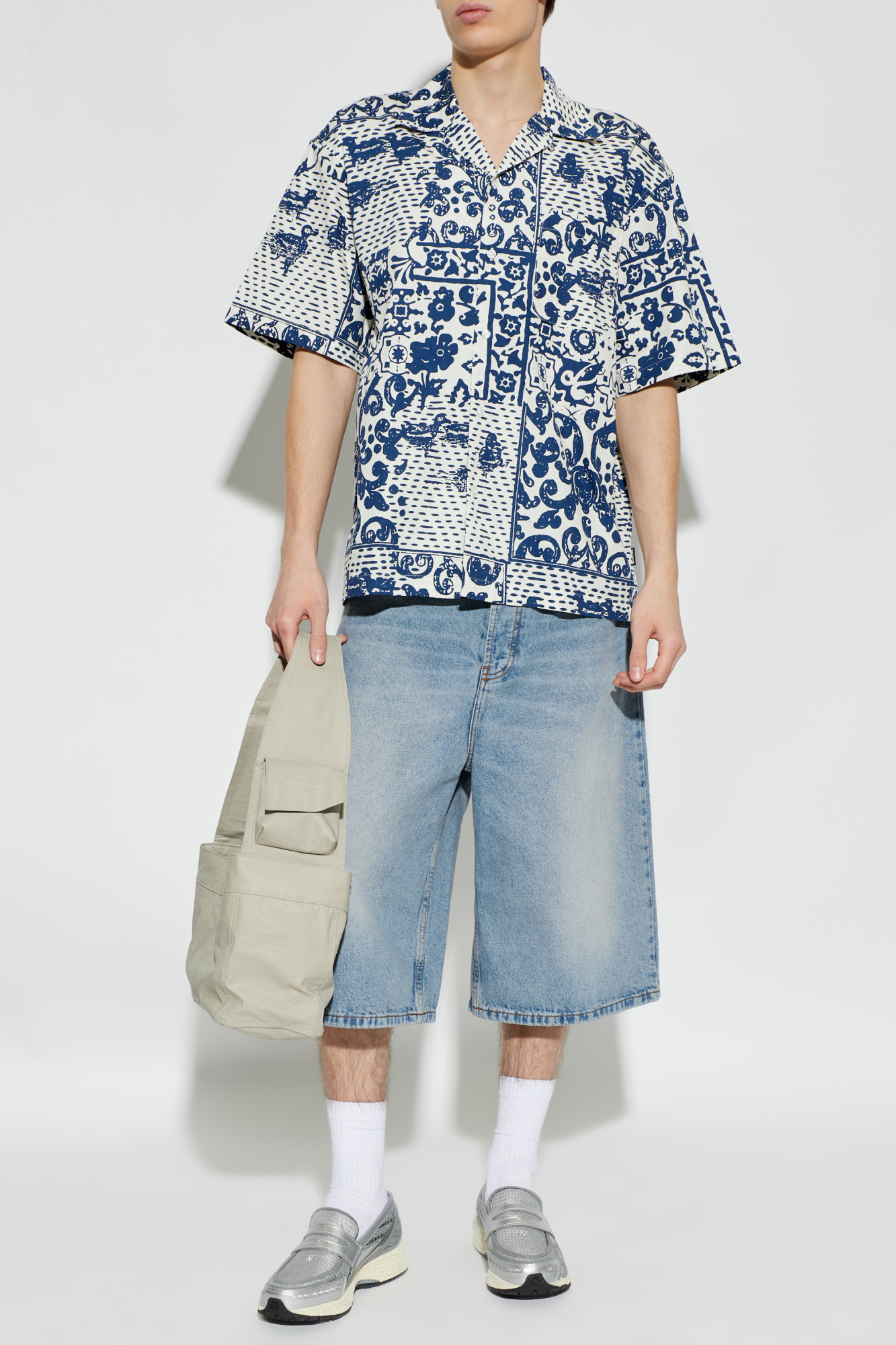 cearet シーレット ショートレングス ジャガードシャツ ホワイト 半袖 Carhartt WIP 'Vestige Shirt' shirt | Men's | Vitkac